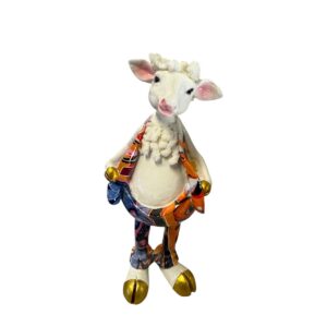 Polyresin schapenjongen met pak