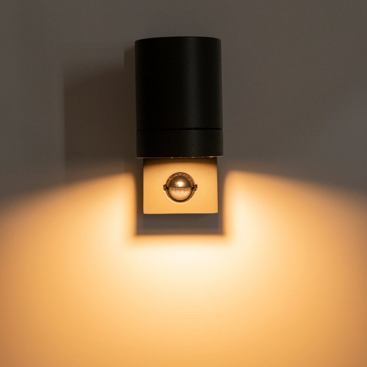 Buiten Wall Lamp "Romb" met bewegingsdetector, antraciet -gekleurd aluminium, timer, veranderbare lamp, 7 x 12,5 x 16,4 cm - Afbeelding 13